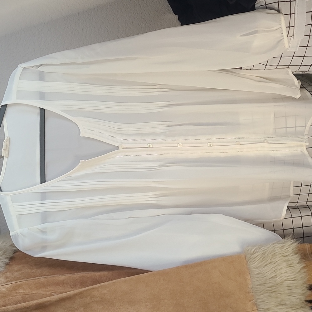 Sheer Button Down